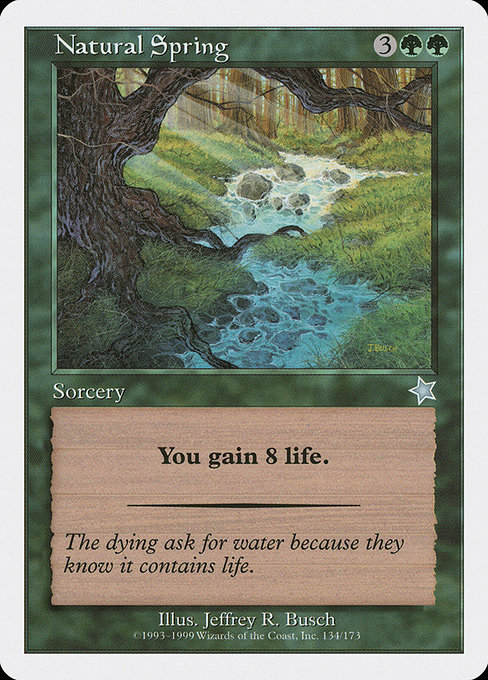 Natural Spring from Starter 1999