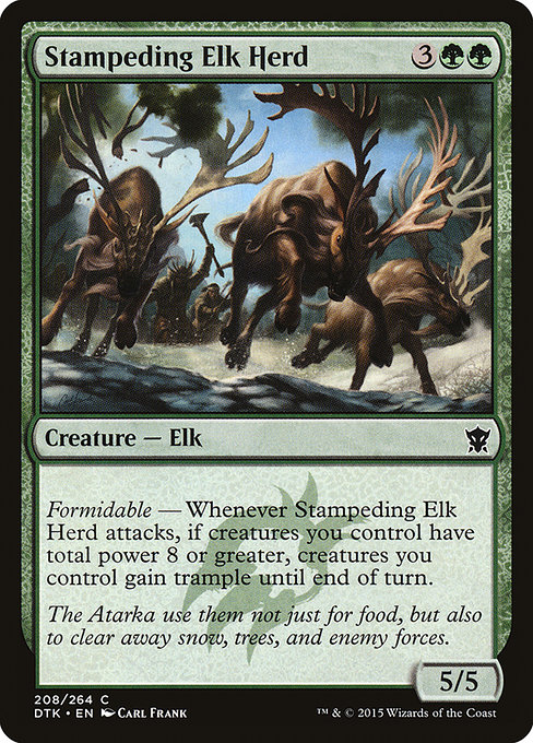 Stampeding Elk Herd from Dragons of Tarkir