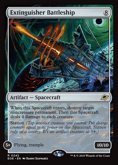 Extinguisher Battleship from Edge of Eternities Promos