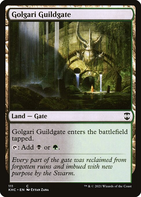Golgari Guildgate from Kaldheim Commander