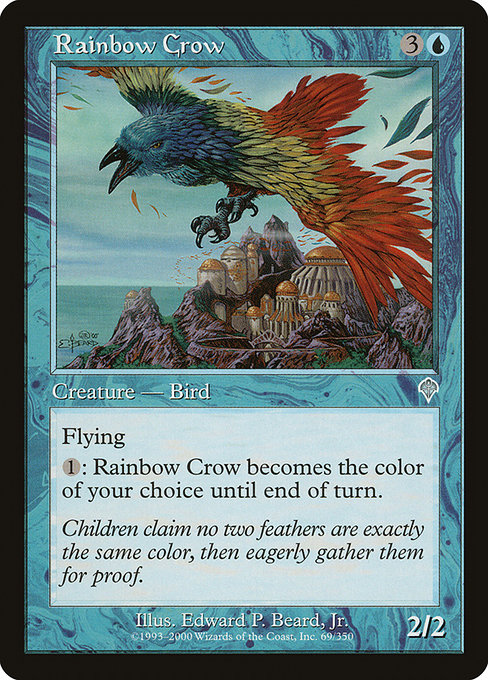 Rainbow Crow highlighted card art