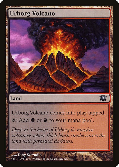 Urborg Volcano from Eighth Edition