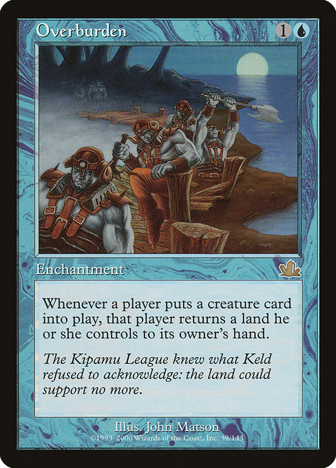 Overburden highlighted card art