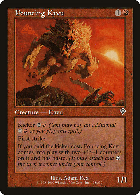 Pouncing Kavu highlighted card art