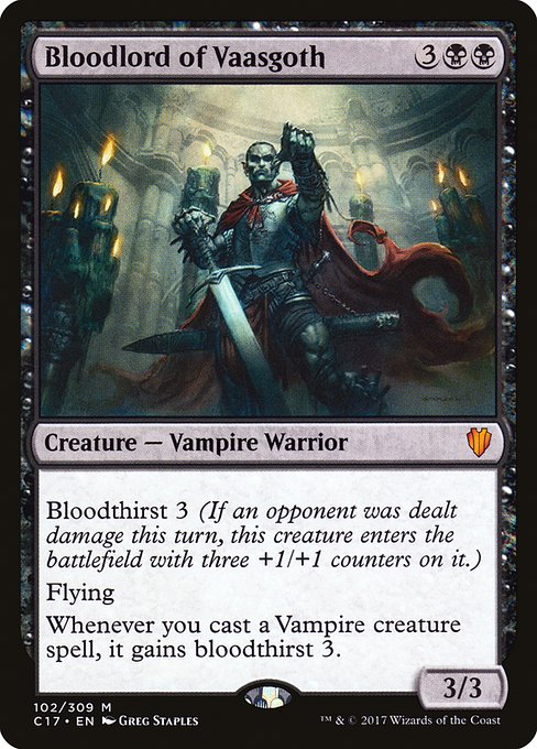 Bloodlord of Vaasgoth from Commander 2017