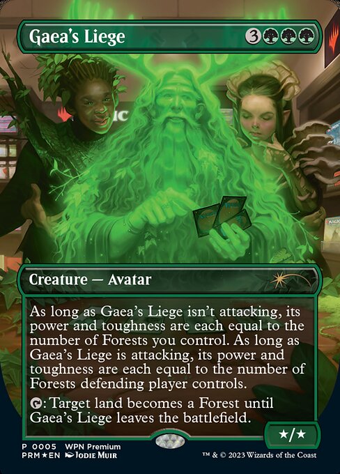 Gaea's Liege highlighted card art