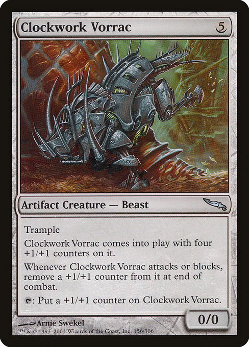 Clockwork Vorrac highlighted card art