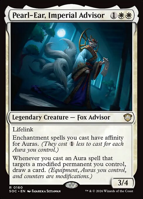 Pearl-Ear, Imperial Advisor from Secrets of Strixhaven Commander