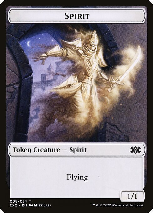 Spirit from Double Masters 2022 Tokens