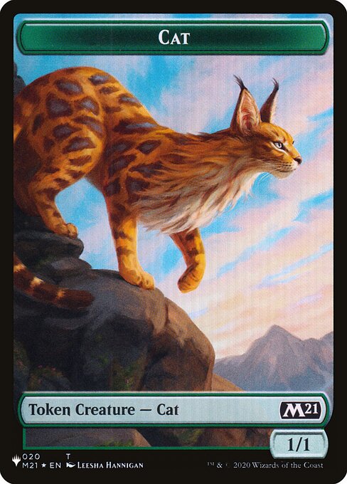 Cat highlighted card art