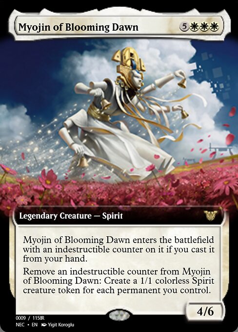 Myojin of Blooming Dawn highlighted card art