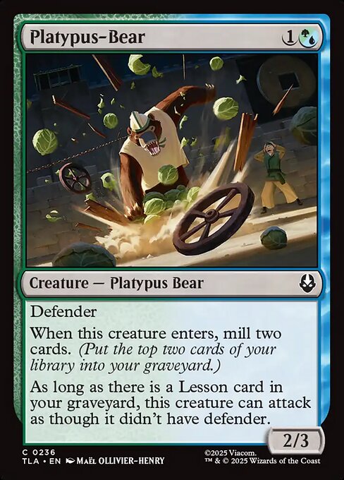Platypus-Bear from Avatar: The Last Airbender
