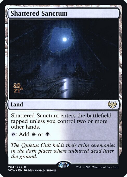 Shattered Sanctum from Innistrad: Crimson Vow Promos