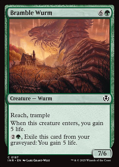 Bramble Wurm highlighted card art