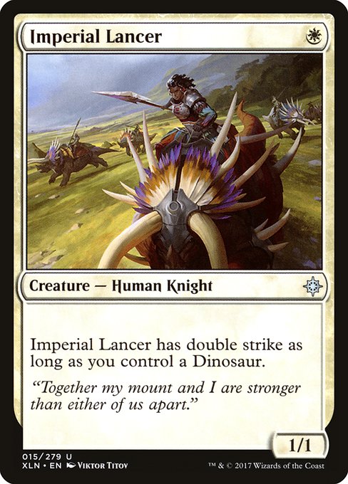 Imperial Lancer highlighted card art