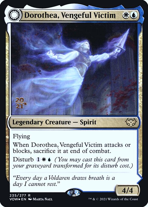 Dorothea, Vengeful Victim // Dorothea's Retribution from Innistrad: Crimson Vow Promos