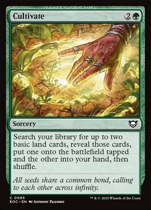 Cultivate highlighted card art