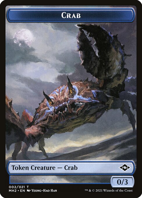 Crab highlighted card art