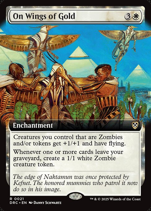 On Wings of Gold highlighted card art