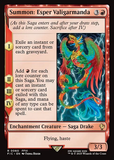 Summon: Esper Valigarmanda highlighted card art