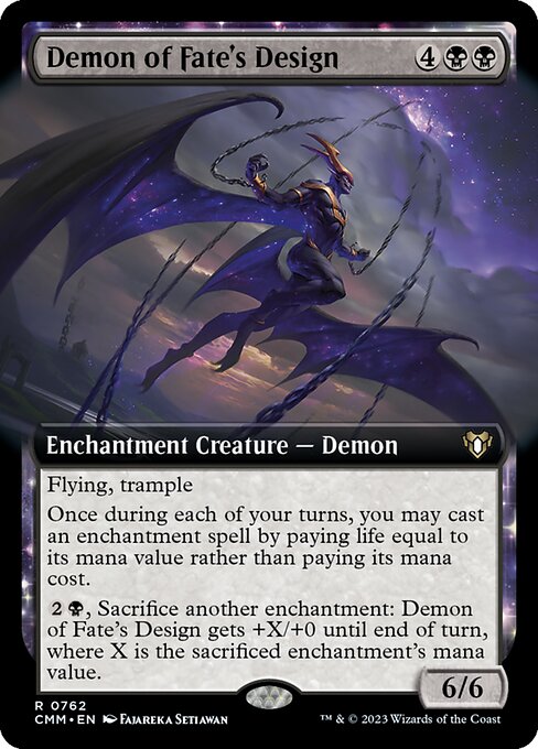 Demon of Fate's Design from Commander Masters