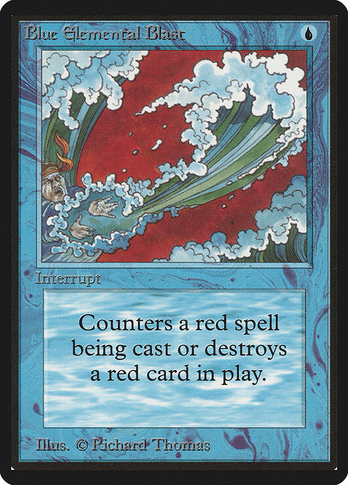 Blue Elemental Blast from Limited Edition Beta