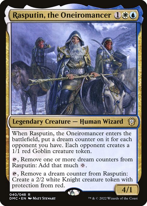 Rasputin, the Oneiromancer highlighted card art