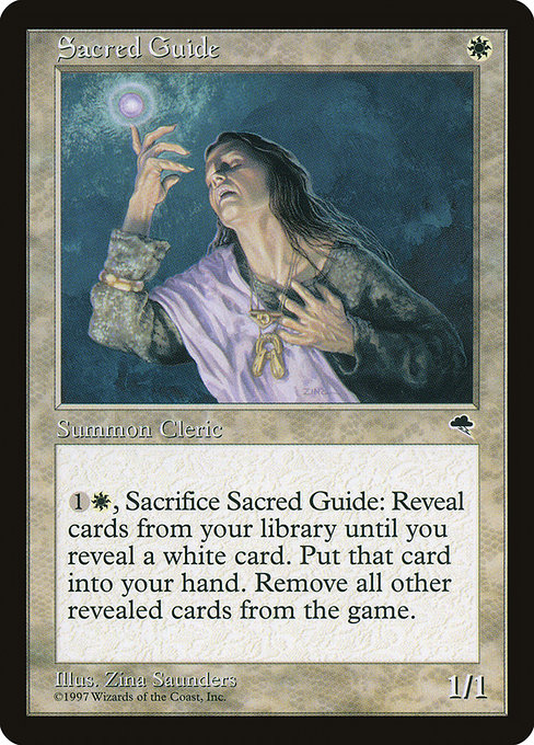 Sacred Guide highlighted card art
