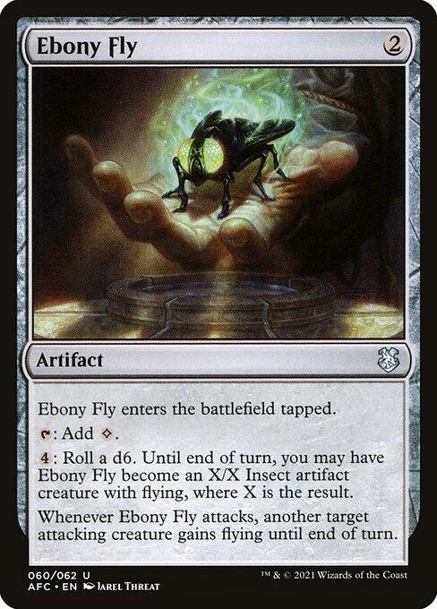 Ebony Fly highlighted card art