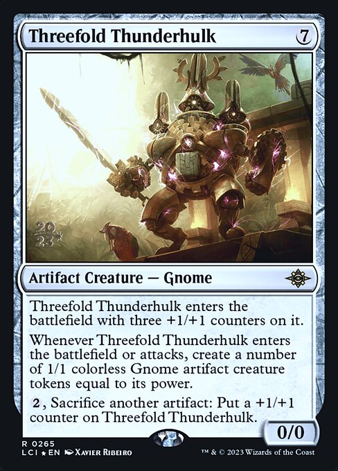 Threefold Thunderhulk from The Lost Caverns of Ixalan Promos