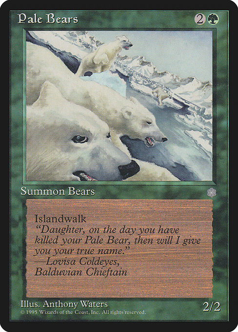 Pale Bears highlighted card art