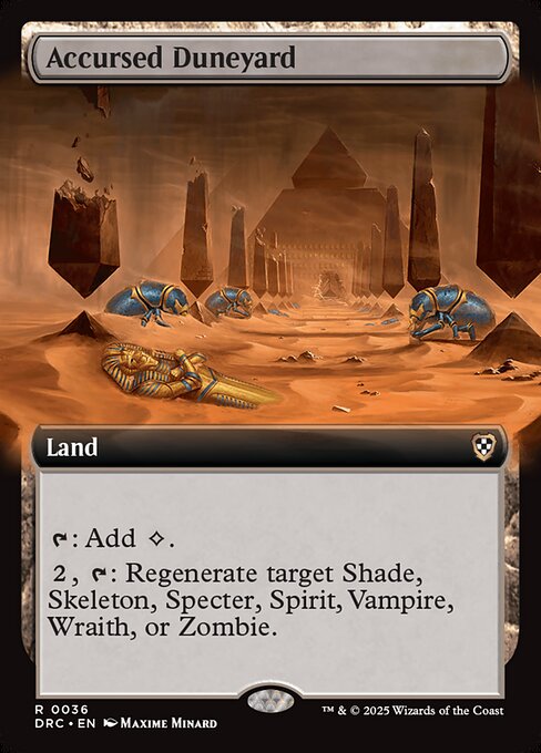 Accursed Duneyard highlighted card art