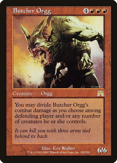 Butcher Orgg highlighted card art