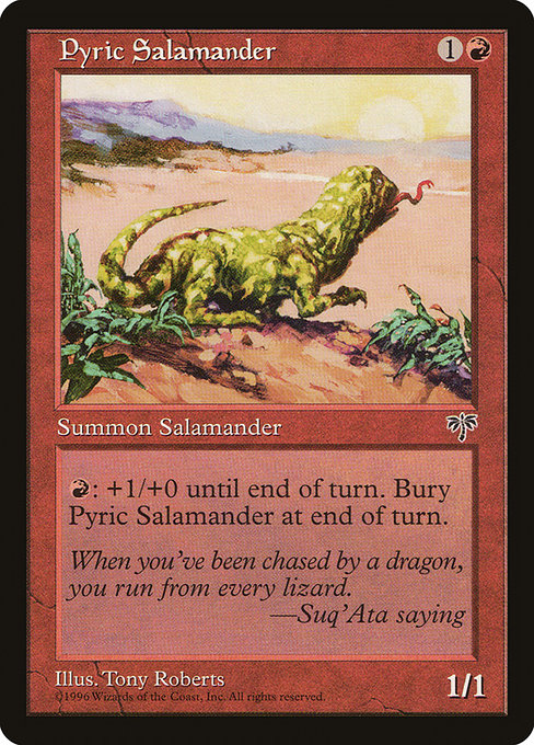 Pyric Salamander highlighted card art