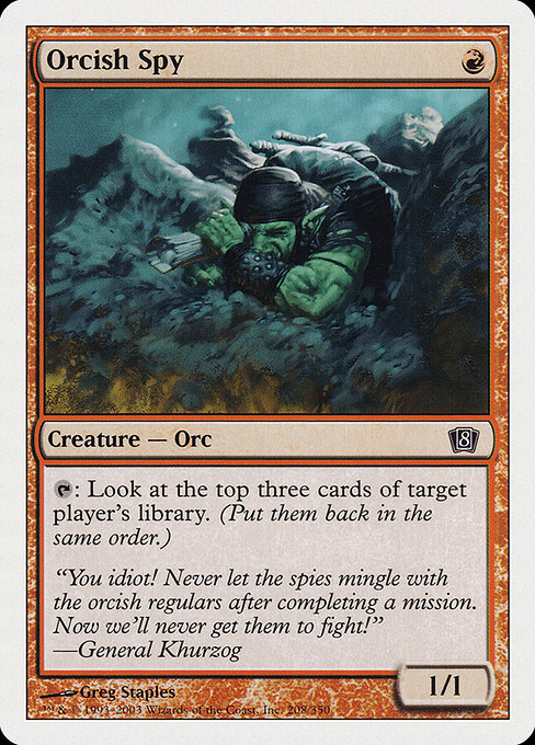 Orcish Spy highlighted card art