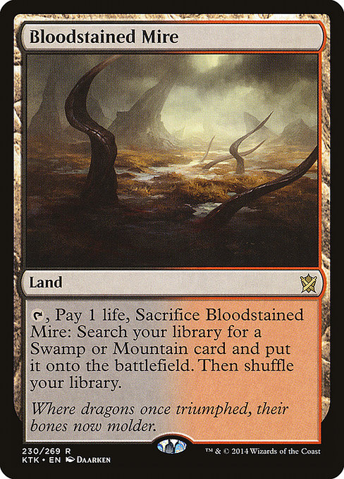 Bloodstained Mire from Khans of Tarkir