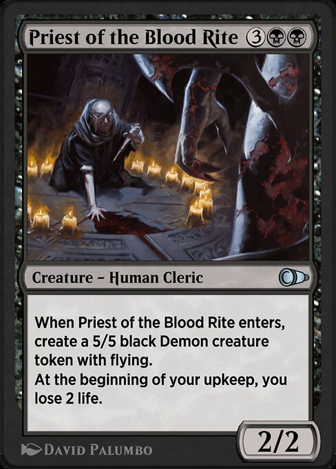 Priest of the Blood Rite highlighted card art