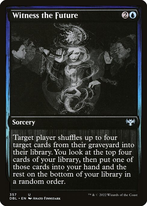 Witness the Future highlighted card art