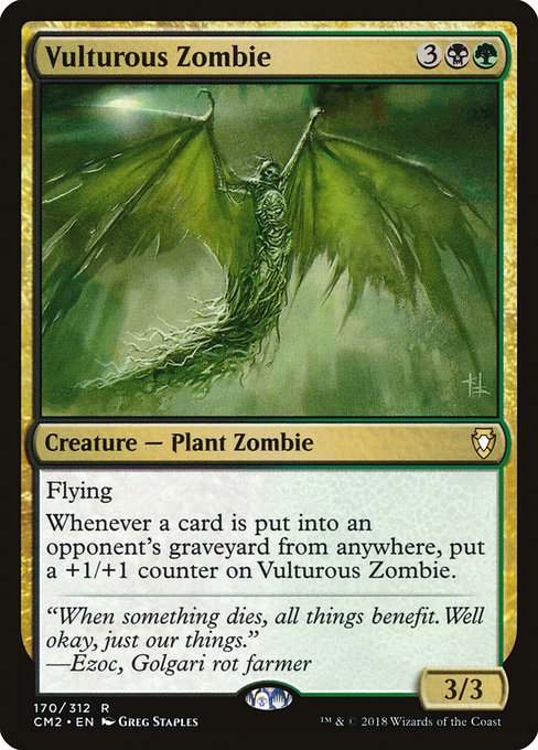 Vulturous Zombie highlighted card art