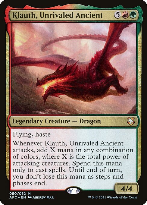 Klauth, Unrivaled Ancient from Forgotten Realms Commander