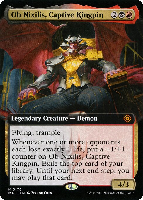 Ob Nixilis, Captive Kingpin highlighted card art