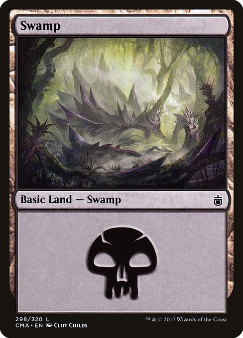 Swamp from Commander Anthology