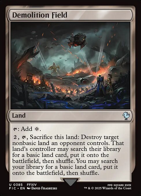 Demolition Field highlighted card art