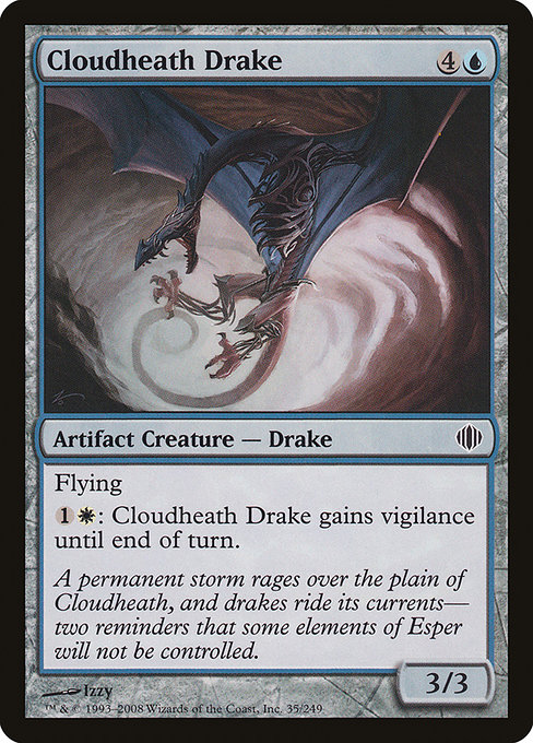 Cloudheath Drake highlighted card art