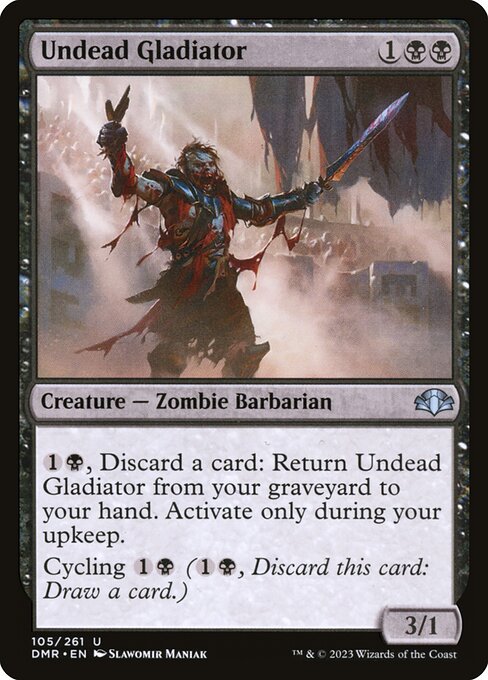Undead Gladiator from Dominaria Remastered