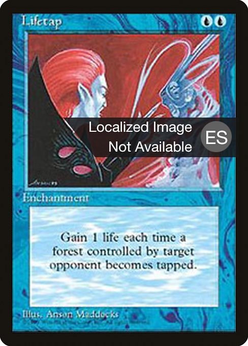 Lifetap from Fourth Edition Foreign Black Border