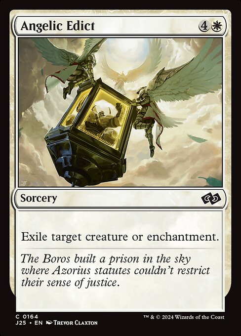 Angelic Edict highlighted card art