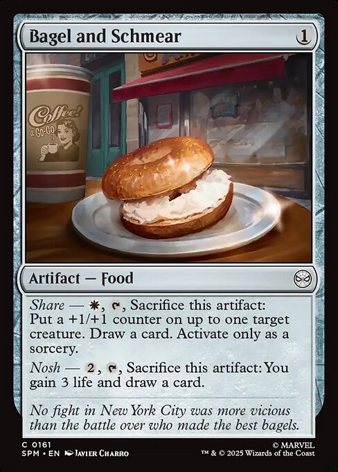 Bagel and Schmear highlighted card art