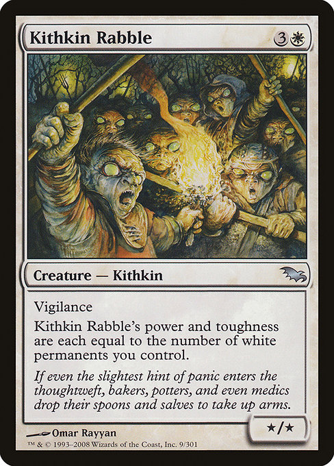 Kithkin Rabble highlighted card art
