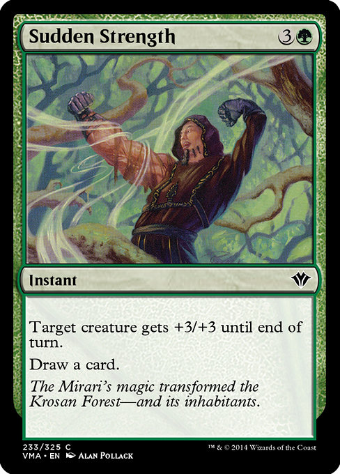 Sudden Strength highlighted card art